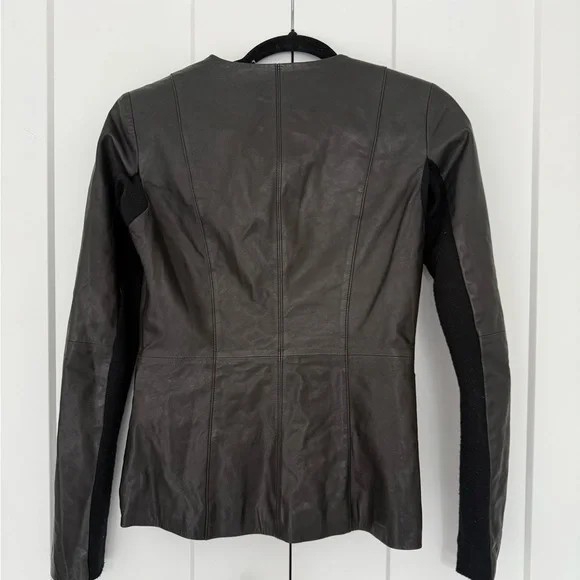 VEDA dali smooth leather jacket black - Picture 11 of 14